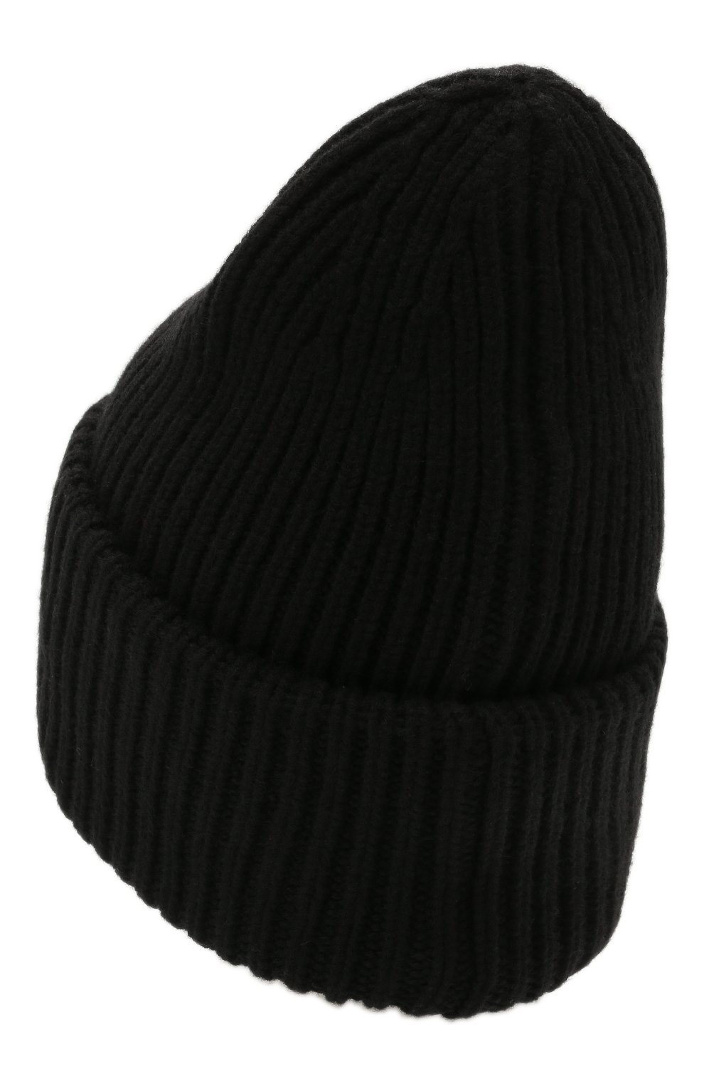 Мужская шапка из шерсти и кашемира MONCLER черного цвета, арт. G2-091-3B000-48-M1127 | Фото 2 (Материал: Текстиль, Кашемир, Шерсть; Кросс-КТ: Трикотаж)
