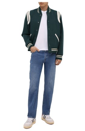 Мужская хлопковая футболка ACNE STUDIOS белого цвета по цене 11400 руб., арт. BL0230 | Фото 2 Мужская хлопковая футболка ACNE STUDIOS белого цвета, арт. BL0230 | Фото 2 (Материал внешний: Хлопок; Рукава: Короткие; Длина (для топов): Стандартные; Принт: Без принта; Стили: Минимализм)