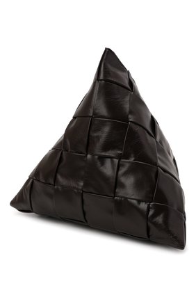 Мужская кожаный клатч BOTTEGA VENETA темно-коричневого цвета, арт. 667045/VCQ72 | Фото 4 (Материал: Натуральная кожа; Размер: small)