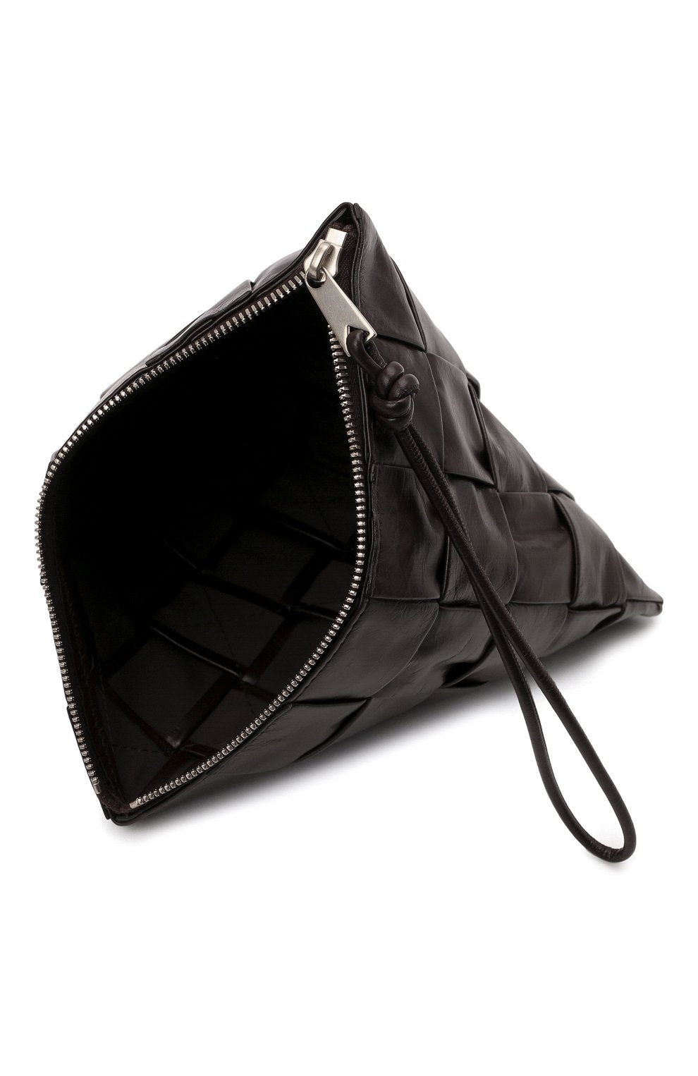 Мужская кожаный клатч BOTTEGA VENETA темно-коричневого цвета по цене 79950 руб., арт. 667045/VCQ72 | Фото 5 Мужская кожаный клатч BOTTEGA VENETA темно-коричневого цвета, арт. 667045/VCQ72 | Фото 5 (Материал: Натуральная кожа; Размер: small)