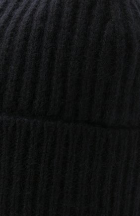Мужская шерстяная шапка MAISON MARGIELA темно-синего цвета, арт. S50TC0053/S17849 | Фото 3 (Материал: Текстиль, Шерсть; Кросс-КТ: Трикотаж)