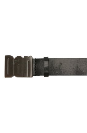 Мужской кожаный ремень DSQUARED2 черного цвета, арт. BEM0050 20400001 | Фото 4 (Случай: Повседневный; Материал: Натуральная кожа)