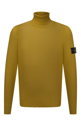 Мужской шерстяная водолазка STONE ISLAND желтого цвета по цене 24850 руб., арт. 7515527C4 | Фото 1 Мужской шерстяная водолазка STONE ISLAND желтого цвета, арт. 7515527C4 | Фото 1 (Материал внешний: Шерсть; Рукава: Длинные; Длина (для топов): Стандартные; Мужское Кросс-КТ: Водолазка-одежда; Принт: Без принта; Стили: Кэжуэл)