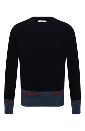 Мужской шерстяной свитер STONE ISLAND темно-синего цвета по цене 29250 руб., арт. 7515573B8 | Фото 1 Мужской шерстяной свитер STONE ISLAND темно-синего цвета, арт. 7515573B8 | Фото 1 (Материал внешний: Шерсть; Рукава: Длинные; Длина (для топов): Стандартные; Мужское Кросс-КТ: Свитер-одежда; Принт: С принтом; Стили: Кэжуэл)