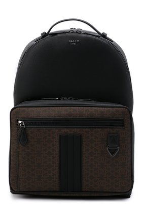 Мужской рюкзак mavrick BALLY черного цвета, арт. MAVRICK.STM/01 | Фото 1 (Материал: Экокожа; Размер: large; Стили: Классический)