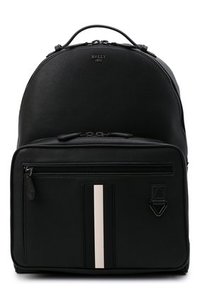 Мужской кожаный рюкзак mavrick BALLY черного цвета, арт. MAVRICK/00 | Фото 1 (Материал: Натуральная кожа; Размер: large; Стили: Классический)