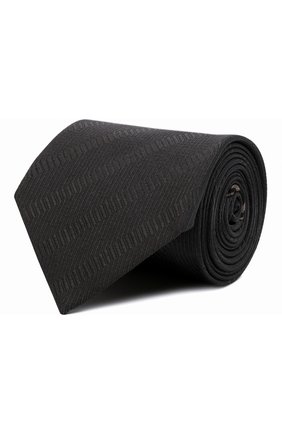 Мужской шелковый галстук BRIONI темно-зеленого цвета по цене 23250 руб., арт. 062H00/01442 | Фото 1