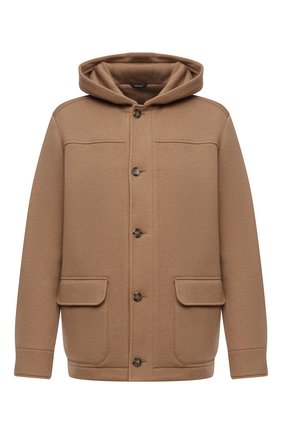 Мужская шерстяная куртка LORO PIANA светло-коричневого цвета по цене 308500 руб., арт. FAL7134 | Фото 1 Мужская шерстяная куртка LORO PIANA светло-коричневого цвета, арт. FAL7134 | Фото 1 (Длина (верхняя одежда): Короткие; Рукава: Длинные; Материал внешний: Шерсть; Кросс-КТ: Куртка; Мужское Кросс-КТ: шерсть и кашемир; Стили: Кэжуэл)