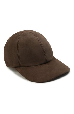 Мужской замшевая бейсболка LORO PIANA коричневого цвета по цене 47950 руб., арт. FAL3379 | Фото 1 Мужской замшевая бейсболка LORO PIANA коричневого цвета, арт. FAL3379 | Фото 1 (Материал: Замша)
