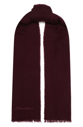 Мужской кашемировый шарф DOLCE & GABBANA бордового цвета по цене 47450 руб., арт. GQ242E/G2UAV | Фото 1 Мужской кашемировый шарф DOLCE & GABBANA бордового цвета, арт. GQ242E/G2UAV | Фото 1 (Материал: Кашемир, Шерсть, Текстиль; Кросс-КТ: кашемир)