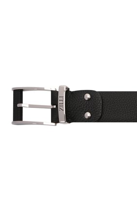 Мужской кожаный ремень ZILLI черного цвета по цене 62650 руб., арт. MJL-CLAQE-01805/0076 | Фото 4 Мужской кожаный ремень ZILLI черного цвета, арт. MJL-CLAQE-01805/0076 | Фото 4 (Случай: Формальный)