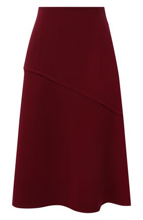 Женская шерстяная юбка JIL SANDER красного цвета по цене 72550 руб., арт. JSWT356303-WT200400 | Фото 1 Женская шерстяная юбка JIL SANDER красного цвета, арт. JSWT356303-WT200400 | Фото 1 (Материал внешний: Шерсть; Стили: Минимализм; Женское Кросс-КТ: Юбка-одежда; Длина Ж (юбки, платья, шорты): До колена)