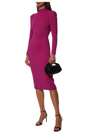 Женское платье из вискозы TOM FORD фуксия цвета по цене 266000 руб., арт. AB3003-FAX575 | Фото 2 Женское платье из вискозы TOM FORD фуксия цвета, арт. AB3003-FAX575 | Фото 2 (Длина Ж (юбки, платья, шорты): Миди; Материал подклада: Шелк; Рукава: Длинные; Материал внешний: Вискоза; Стили: Гламурный; Случай: Формальный; Женское Кросс-КТ: платье-футляр)