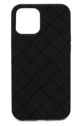 Чехол для iphone 12 pro max BOTTEGA VENETA черного цвета по цене 8430 руб., арт. 670185/V0EY0 | Фото 1 Чехол для iphone 12 pro max BOTTEGA VENETA черного цвета, арт. 670185/V0EY0 | Фото 1