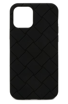Чехол для iphone 12 BOTTEGA VENETA черного цвета по цене 8430 руб., арт. 670188/V0EY0 | Фото 1 Чехол для iphone 12 BOTTEGA VENETA черного цвета, арт. 670188/V0EY0 | Фото 1