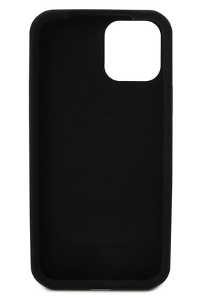 Чехол для iphone 12 BOTTEGA VENETA черного цвета по цене 8430 руб., арт. 670188/V0EY0 | Фото 2 Чехол для iphone 12 BOTTEGA VENETA черного цвета, арт. 670188/V0EY0 | Фото 2