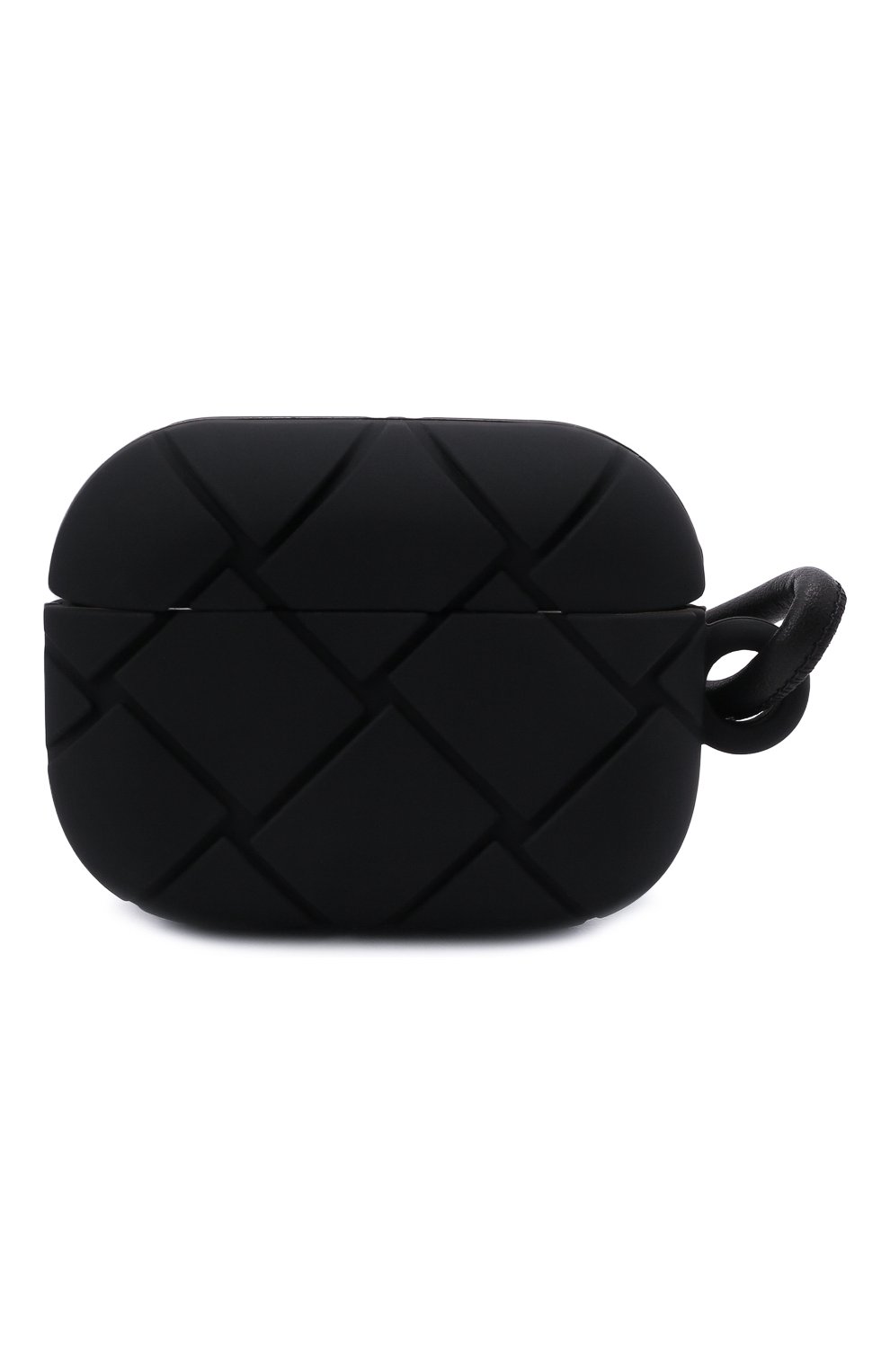 Чехол для airpods pro BOTTEGA VENETA черного цвета, арт. 670190/V0EY1 | Фото 1 (Материал: Пластик)