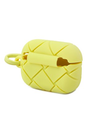 Чехол для airpods pro BOTTEGA VENETA салатового цвета по цене 12550 руб., арт. 670190/V0EY1 | Фото 3 Чехол для airpods pro BOTTEGA VENETA салатового цвета, арт. 670190/V0EY1 | Фото 3 (Материал: Пластик)
