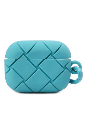 Чехол для airpods pro BOTTEGA VENETA голубого цвета по цене 12550 руб., арт. 670190/V0EY1 | Фото 1 Чехол для airpods pro BOTTEGA VENETA голубого цвета, арт. 670190/V0EY1 | Фото 1 (Материал: Пластик)