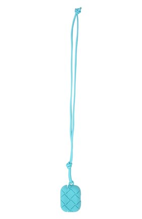 Чехол для airpods pro BOTTEGA VENETA голубого цвета, арт. 670190/V0EY1 | Фото 5 (Материал: Пластик)