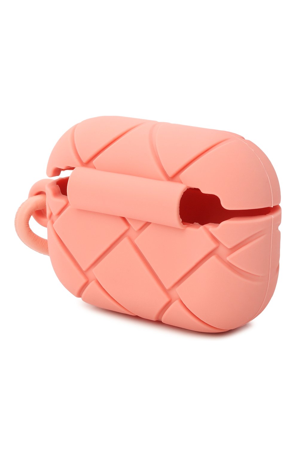 Чехол для airpods pro BOTTEGA VENETA розового цвета, арт. 670190/V0EY1 | Фото 3 (Материал: Пластик)