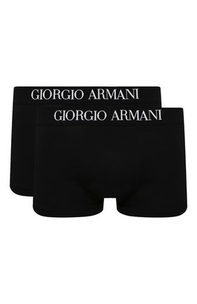 Мужские комплект из двух боксеров GIORGIO ARMANI черного цвета по цене 11850 руб., арт. 100110/CC813 | Фото 1 Мужские комплект из двух боксеров GIORGIO ARMANI черного цвета, арт. 100110/CC813 | Фото 1 (Материал внешний: Лиоцелл, Хлопок, Растительное волокно; Кросс-КТ: бельё; Мужское Кросс-КТ: Трусы)