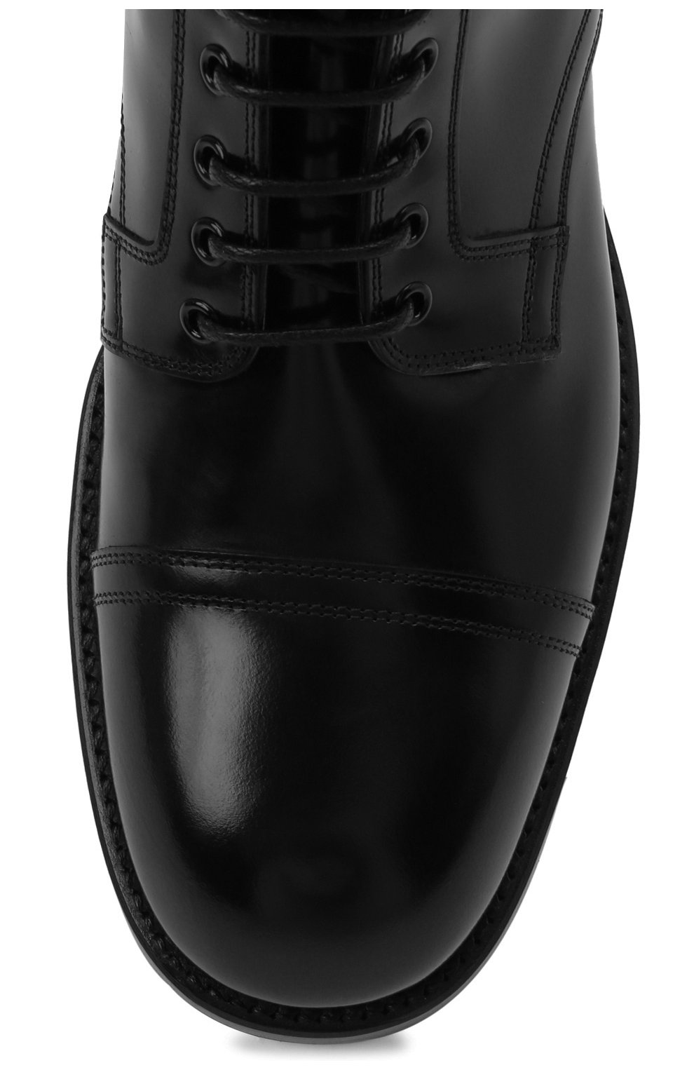 Мужские кожаные ботинки michelangelo DOLCE & GABBANA черного цвета, арт. A60359/A1203 | Фото 5 (Материал внешний: Кожа; Мужское Кросс-КТ: Ботинки-обувь; Материал внутренний: Натуральная кожа; Материал утеплителя: Без утеплителя; Подошва: Плоская; Длина стельки: 24,5, 25,3, 26,1, 26,5, 26,9, 27,3, 27,7, 28,1, 28,5, 29,3, 30,1)