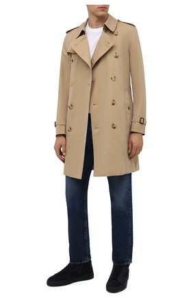 Мужские замшевые кеды SANTONI темно-синего цвета по цене 43900 руб., арт. MBGT21557T0CPRAUU60 | Фото 2 Мужские замшевые кеды SANTONI темно-синего цвета, арт. MBGT21557T0CPRAUU60 | Фото 2 (Подошва: Массивная; Материал утеплителя: Натуральный мех; Материал внешний: Замша)