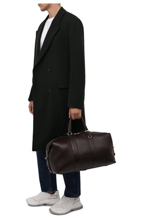 Мужская кожаная дорожная сумка RALPH LAUREN темно-коричневого цвета по цене 259000 руб., арт. 437845313 | Фото 2 Мужская кожаная дорожная сумка RALPH LAUREN темно-коричневого цвета, арт. 437845313 | Фото 2 (Ремень/цепочка: На ремешке; Материал: Натуральная кожа; Размер: large)