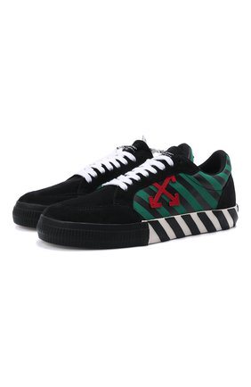 Комбинированные кеды Vulcanized | Фото №1 Комбинированные кеды Vulcanized | Фото №1
