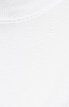 Женская хлопковая футболка THE ROW белого цвета, арт. 5834K220 | Фото 5 (Принт: Без принта; Рукава: Короткие; Длина (для топов): Стандартные; Материал внешний: Хлопок; Женское Кросс-КТ: Футболка-одежда; Стили: Минимализм)