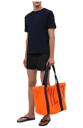 Мужская пляжная сумка VILEBREQUIN оранжевого цвета, арт. BSBC1137/195 | Фото 2 (Материал: Текстиль; Размер: large)