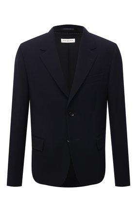 Мужской пиджак DRIES VAN NOTEN темно-синего цвета по цене 104500 руб., арт. 212-020402-3034 | Фото 1 Мужской пиджак DRIES VAN NOTEN темно-синего цвета, арт. 212-020402-3034 | Фото 1 (Материал подклада: Купро; Длина (для топов): Стандартные; Рукава: Длинные; Материал внешний: Шерсть, Синтетический материал; Стили: Кэжуэл; 1-2-бортные: Однобортные; Случай: Повседневный; Пиджаки М: Прямой)