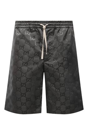Мужские шорты GUCCI темно-серого цвета по цене 64100 руб., арт. 654859/ZAEBN | Фото 1 Мужские шорты GUCCI темно-серого цвета, арт. 654859/ZAEBN | Фото 1 (Материал внешний: Синтетический материал; Мужское Кросс-КТ: Шорты-одежда; Принт: С принтом; Стили: Спорт-шик; Длина Шорты М: Ниже колена)