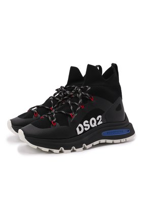 Мужские текстильные кроссовки ds2 DSQUARED2 черного цвета по цене 43150 руб., арт. SNM0209 59204353 | Фото 1 Мужские текстильные кроссовки ds2 DSQUARED2 черного цвета, арт. SNM0209 59204353 | Фото 1 (Подошва: Массивная; Материал внутренний: Натуральная кожа, Текстиль; Материал внешний: Текстиль; Стили: Гранж)