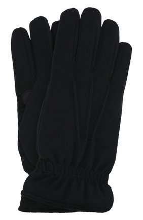 Мужские кашемировые перчатки LORO PIANA темно-синего цвета, арт. FAL3287 | Фото 1 (Материал: Шерсть, Кашемир, Текстиль; Мужское Кросс-КТ: шерсть и кашемир)