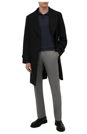 Мужские шерстяные брюки BERWICH серого цвета, арт. ZIP/1 ALC/AN1030 | Фото 2 (Материал внешний: Шерсть; Длина (брюки, джинсы): Стандартные; Материал подклада: Купро; Случай: Повседневный; Стили: Кэжуэл)