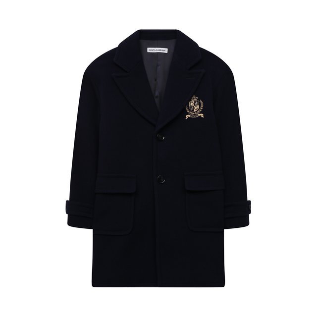 Шерстяное пальто Dolce & Gabbana L42C04/G7YWK/8-14