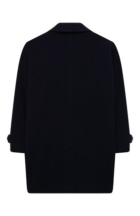 Детское шерстяное пальто DOLCE & GABBANA темно-синего цвета по цене 49950 руб., арт. L42C04/G7YWK/2-6 | Фото 2 Детское шерстяное пальто DOLCE & GABBANA темно-синего цвета, арт. L42C04/G7YWK/2-6 | Фото 2 (Рукава: Длинные; Материал подклада: Вискоза; Материал внешний: Шерсть; Стили: Классический; Кросс-КТ: Сезон: демисезон; Ростовка одежда: 2 года | 92 см, 3 года | 98 см, 4 года | 104 см, 5 лет | 110 см, 6 лет | 116 см)