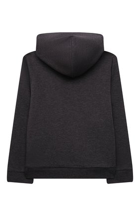 Детский хлопковая толстовка DOLCE & GABBANA серого цвета по цене 16650 руб., арт. L1JWAZ/G7A6D | Фото 2 Детский хлопковая толстовка DOLCE & GABBANA серого цвета, арт. L1JWAZ/G7A6D | Фото 2 (Рукава: Длинные; Материал внешний: Хлопок)
