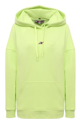 Женский хлопковое худи TOMMY HILFIGER зеленого цвета по цене 10990 руб., арт. S10S100980 | Фото 1 Женский хлопковое худи TOMMY HILFIGER зеленого цвета, арт. S10S100980 | Фото 1 (Материал внешний: Хлопок; Стили: Спорт-шик; Рукава: Длинные; Длина (для топов): Стандартные; Женское Кросс-КТ: Худи-одежда, Худи-спорт)