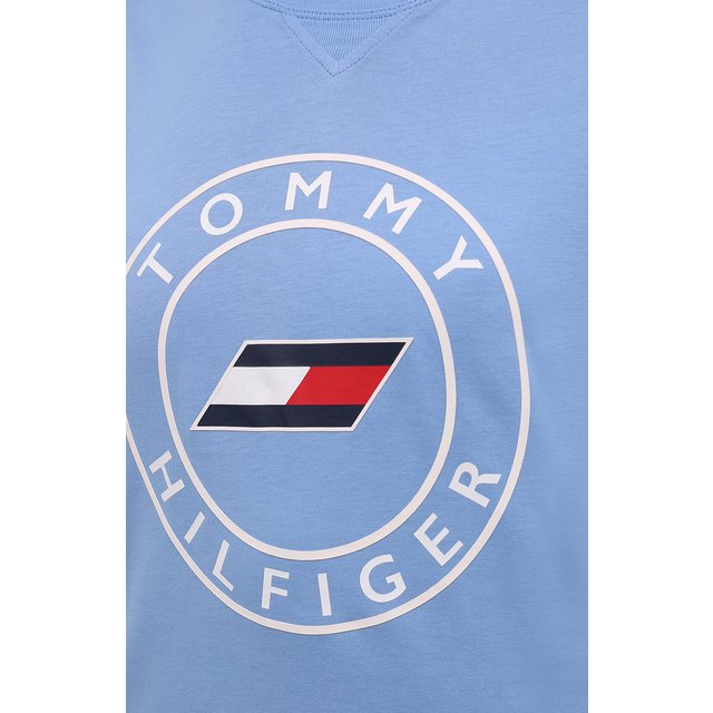фото Хлопковая футболка tommy hilfiger