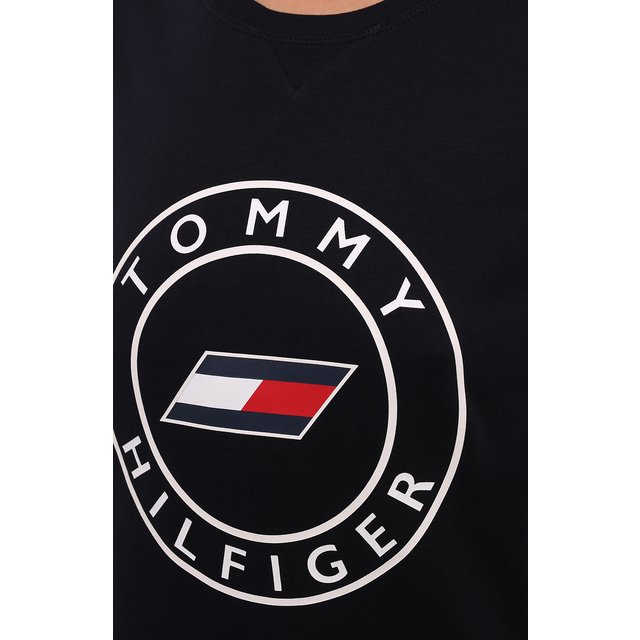 фото Хлопковая футболка tommy hilfiger