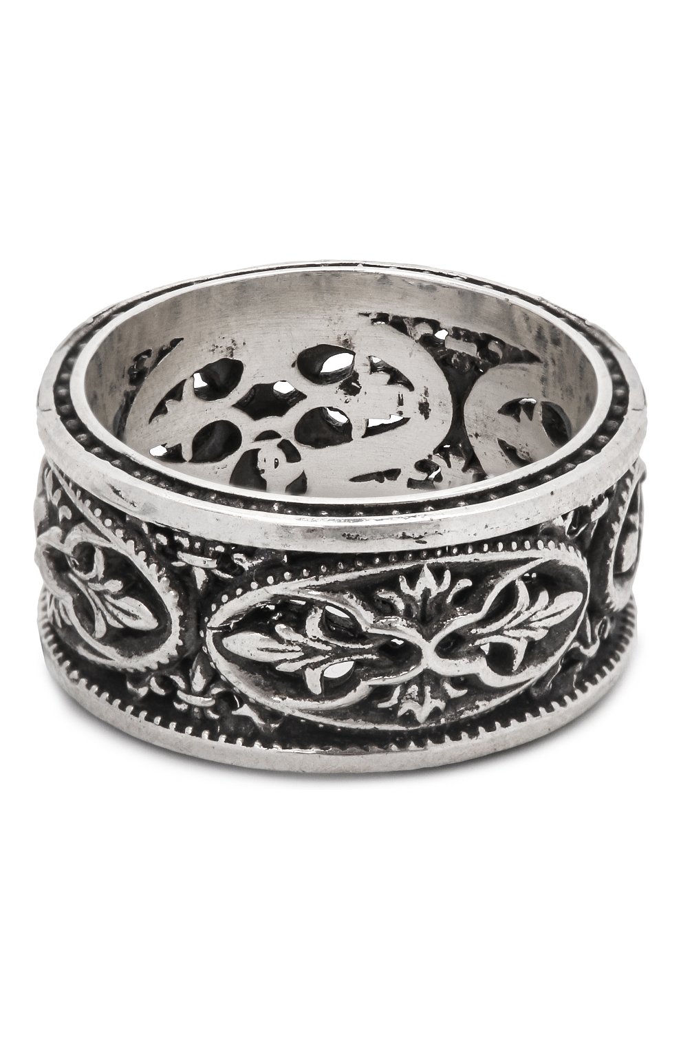 Мужское серебряное кольцо акантус GL JEWELRY серебряного цвета, арт. M700001-S97-01 | Фото 1 (Материал: Серебро; Региональные ограничения белый список (Axapta Mercury): RU)