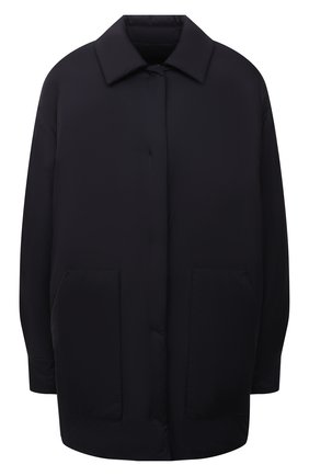 Женская двусторонняя куртка LORO PIANA темно-синего цвета по цене 365500 руб., арт. FAL7249 | Фото 1 Женская двусторонняя куртка LORO PIANA темно-синего цвета, арт. FAL7249 | Фото 1 (Рукава: Длинные; Материал внешний: Синтетический материал; Материал утеплителя: Шерсть, Пух и перо; Длина (верхняя одежда): До середины бедра; Стили: Кэжуэл; Кросс-КТ: Куртка)