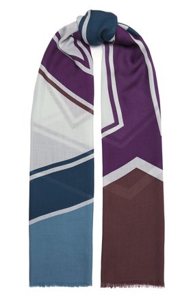 Женская шаль из кашемира и шелка LORO PIANA разноцветного цвета, арт. FAL2878 | Фото 1 (Материал: Текстиль, Шерсть, Кашемир, Шелк)