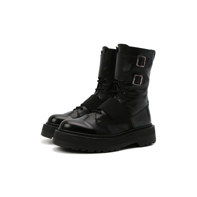 Комбинированные ботинки Premiata M4970/VARIANTE 3, цвет чёрный, размер 38.5