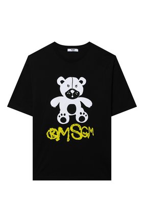 Детская хлопковая футболка MSGM KIDS черного цвета по цене 5435 руб., арт. MS028725 | Фото 1 Детская хлопковая футболка MSGM KIDS черного цвета, арт. MS028725 | Фото 1 (Рукава: Короткие; Материал внешний: Хлопок; Ростовка одежда: 10 - 11 лет | 140 - 146см, 12 лет | 152 см, 13 - 15 лет | 158 см, 6 лет | 116 см, 8 лет | 128 см)