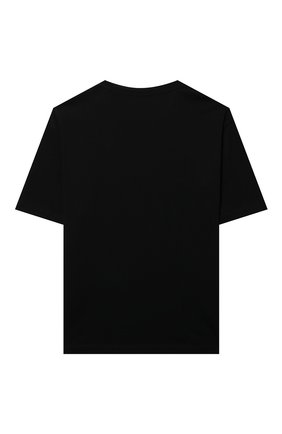 Детская хлопковая футболка MSGM KIDS черного цвета по цене 5435 руб., арт. MS028725 | Фото 2 Детская хлопковая футболка MSGM KIDS черного цвета, арт. MS028725 | Фото 2 (Рукава: Короткие; Материал внешний: Хлопок; Ростовка одежда: 10 - 11 лет | 140 - 146см, 12 лет | 152 см, 13 - 15 лет | 158 см, 6 лет | 116 см, 8 лет | 128 см)