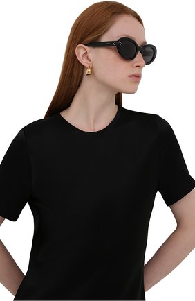 Женские солнцезащитные очки CELINE EYEWEAR черного цвета, арт. CL40193I 01A | Фото 2 (Тип очков: С/з; Региональные ограничения белый список (Axapta Mercury): RU; Оптика Гендер: оптика-женское)